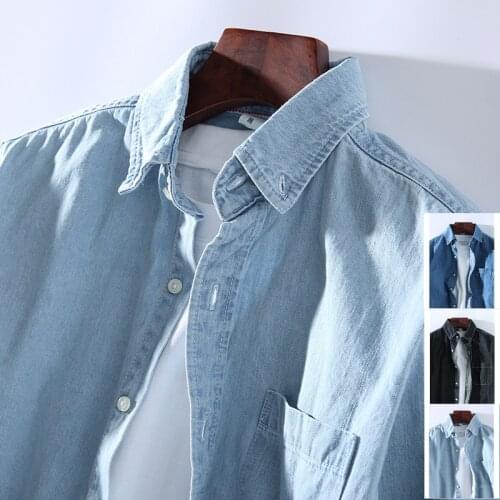 Мужские джинсовые рубашки HT China At AliExpress