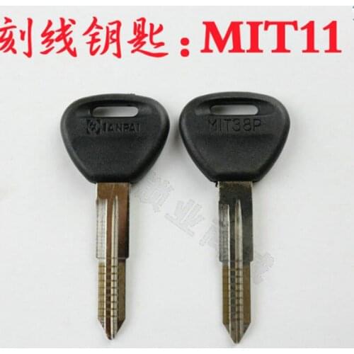DAKATU MIT11 Engraved Line Key Blade for Mitsubishi Galant 2 in 1 LiShi MIT11 scale shearing teeth car key locksmith tool