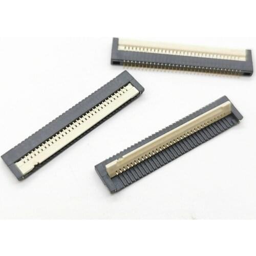 FPC/FFC connector 0.8mm pitch 32P/26Pin botton connection flip cover Socket H1.8 6782K-Q26N-00L