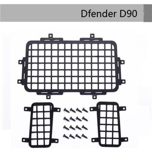 DJ Metal Stereoscopic Window Net Rear Window Net Defender D90 Refit Accessories Upgrade RC Car Parts carro de control remoto