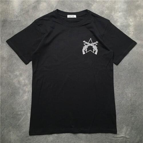 Men New Novelty 2020 Revolver diamond Star T Shirts T-Shirt Hip Hop Skateboard Street Cotton T-Shirts Tee Top kenye S-XXL #K44