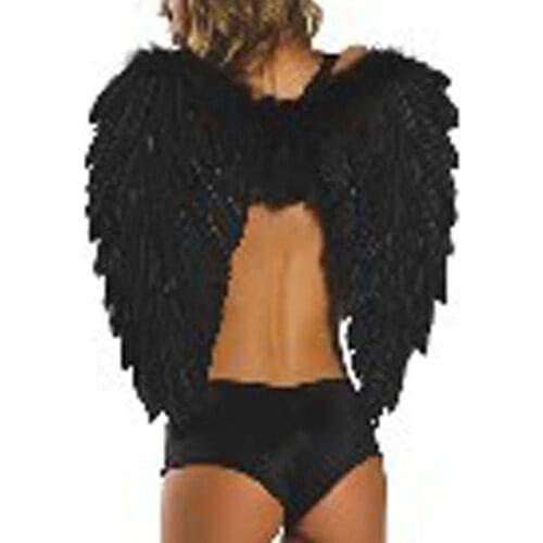 New Hot black white feather r Angel Wings Cosplay Feather Wing dance performance accessories MW02