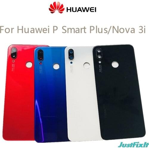Original For Huawei Nova 3i Back Glass Battery Cover Rear Door Housing Case Panel For Huawei Nova 3i Back Glass Cover