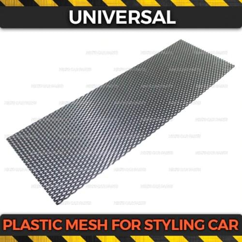 Plastic mesh for styling bumpers and grills size 63x20.5 cm ABS plastic box body kit decoration car styling tuning