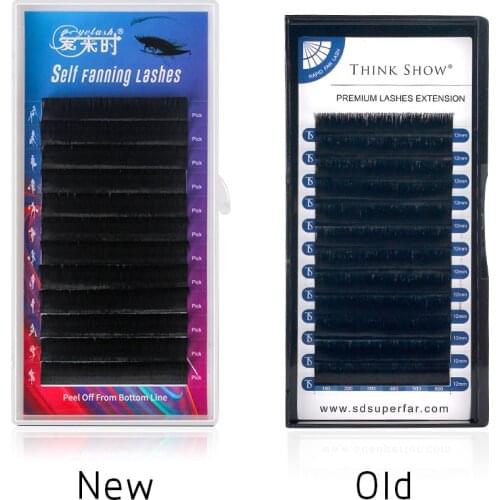 New Arrived 0.03/0.05/0.07/0.10 C/CC/D/DD Eyelash Volume Easy to Make Fan Effect False Eyelash and Blooming Faux Mink Lashes