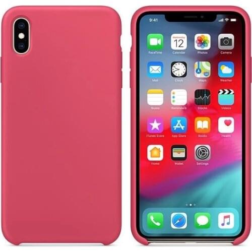 For iPhone X/Xs Silicone Case With Customized Logo, Liquid Silicone Back Cover for iphone Xs Max phone case