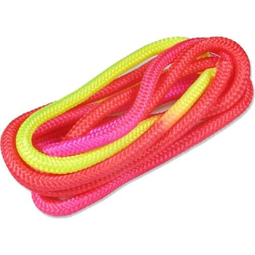 5 Colors Sports Gym Rainbow Color Rhythmic Gymnastics Rope Solid Competition Arts Training Rope Gymnastics Rope