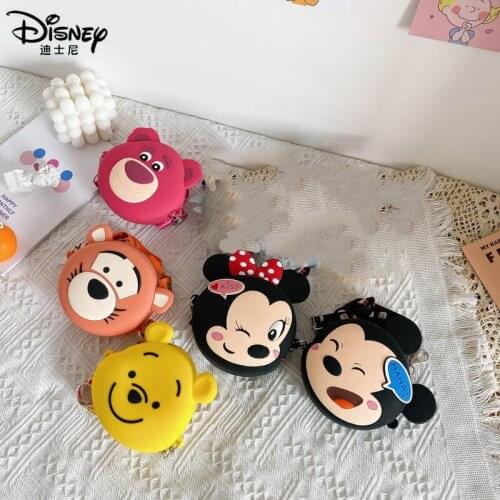 Disney Mickey Mouse Shoulder Bag Minnie Mouse Handbag Cute Strawberry Bear Fashion Winnie the Pooh Tigger Women Hobos