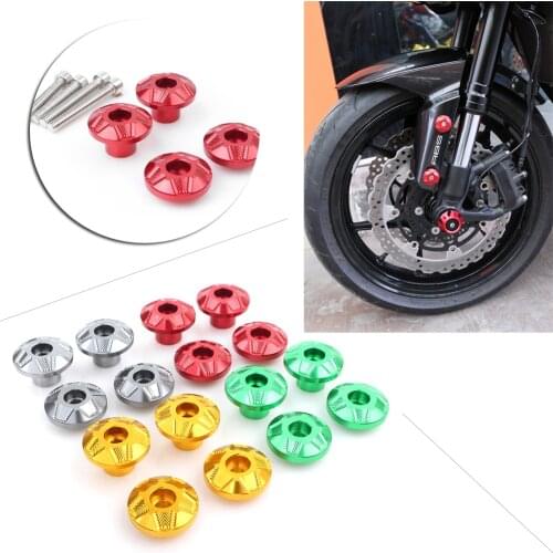 Universal Motorcycle Frame Hole Cover For Kawasaki Z1000 Z800 Versys650 Z125 4PCS/Set