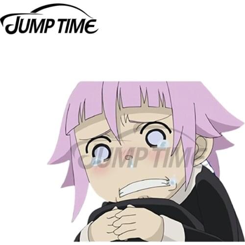 JumpTime 13 x 6cm Sad Baby Crona Soul Eater Bumper Car Stickers Refrigerator Vinyl Decal Occlusion Scratch Anime Car Assessoires