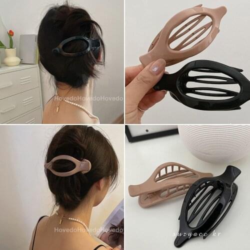 INS Style Hair Clip Barrettes for Women Fashion Girl Hair Claw Acrylic Hairpins Crab Clip Headwear Hairgrips Hair Accessories