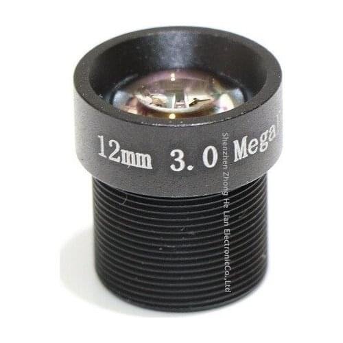 12mm Lens 3.0 MegaPixel 26.3 Degree MTV M12 x 0.5 Mount Infrared Night Vision Lens For CCTV Security Camera