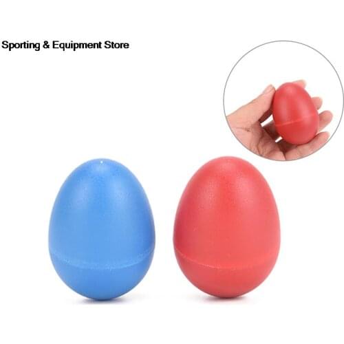 2Pcs/lot Colourful Plastic Sound Eggs Shaker Maracas Percussion Kids Musical Toys Musical Instruments Accessories 2 Colors