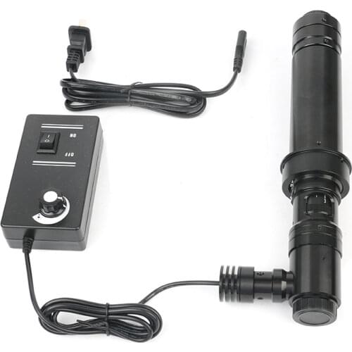 400X Coaxial Light Optics Microscope Lens Industrial Camera Zoom Monocular C Mount Lens For Phone Touch LCD ITO PCB Check