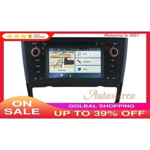 Android 9 64GB Car GPS Navigation DVD player Headunit For BMW 1 Series E81 E82 E87 E88 116i 118i Car radio multimedia player IPS