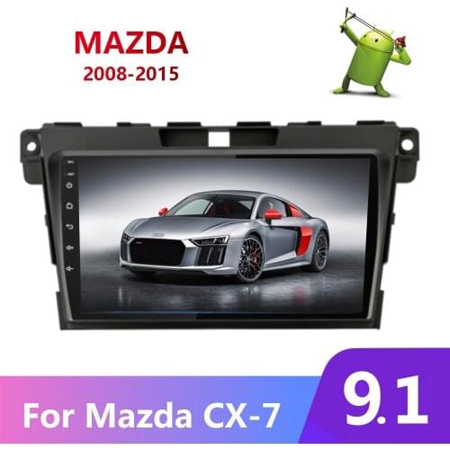 Android 9.1 Car Radio For Mazda CX-7 CX7 CX 7 2008-2013 2014 2015 Auto Stereo Multimedia Audio Video Player GPS Navi USB BT Wifi