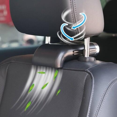 USB Car Fan Magnetic Car Cooler Silent Wireless Charging Cooling Fan 3 Speed Adjustable Universal Car Rear Seat Auto Cooling