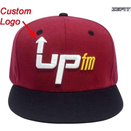 DIY custom-made Logo Outdoor Visor Caps Own Design Hats Two Tones Two-tone Hat Mixed Colors Custom Baseball Snap Back Sun Cap
