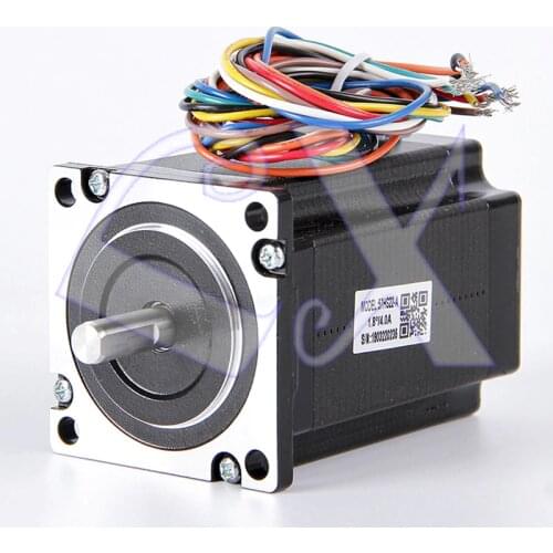 Leadshine 2-Phase Stepper Motor With brake 57HS22-BZ NEMA23 2.2Nm torque 8 lead wires 81mm length 8mm Shaft diameter