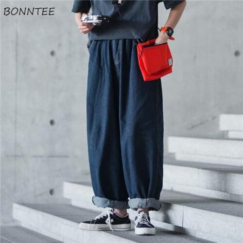 Women Jeans Denim Vintage Washed Wide-leg Loose High Waist Button Fly Pocket BF Streetwear Hip-hop Harajuku Japanese Style Chic