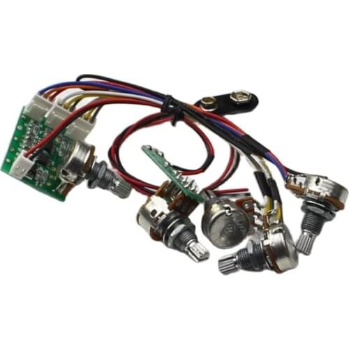 Electric Bass Line SE3 Band Equalizer and Treble Balance Control And Master Volume