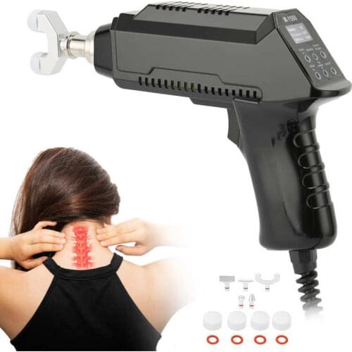 Electric Spine Massager 30-Level Heat Resistance Movement Electric Spine Chiropractor Tool Adjustable Correction Gun Tool M-1500
