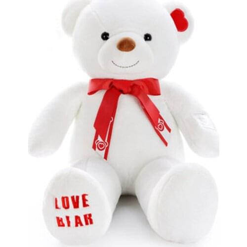 Fancytrader Pop Christmas Bear Plush Toy Giant Stuffed Valentines Day Teddy Bear Gifts 120cm 47inch