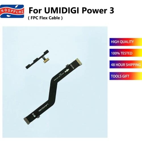 UMIDIGI Power 3 FPC Flex Cable Connect the Motherboard And USB Board MAIN SUB Conductive Cable UMIDIGI Power3 Side Power Button