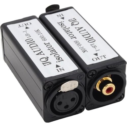 JQAUDIO LB-1600: 10K balanced to unbalanced audio converter Cannon to lotus Frequency response: 20-20khz