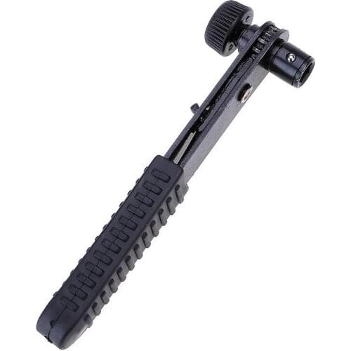 Square Port Black Ratchet Wrench 6.35mm Matching Tools Quick Change Joints 90 Degree Ratchet Socket Wrench Screwdriver Bit