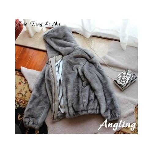 Top brand New Style 2020 High-end Fashion Women Faux Fur Coat S2 high quality