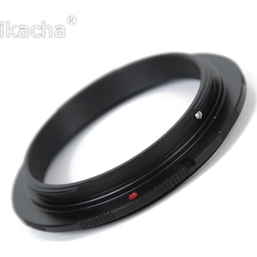 Metal Camera Macro Lens Reverse Adapter Ring for Nikon AI to 49mm 52mm 55mm 58mm 62mm 67mm 72mm 77mm Thread Mount