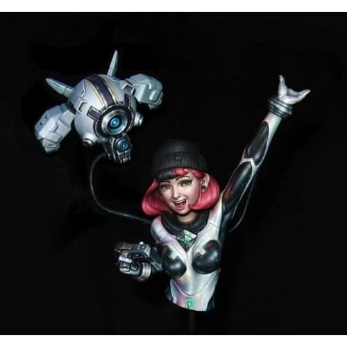 Resin Figure Kit 1/10 Yana Resin Bust Unpainted Garage Resin Kit