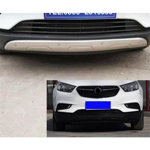 Stainless Steel car Front + Rear Bumper Diffuser Protector Guard Skid Plate for Buick Encore 2013-2017 Car styling
