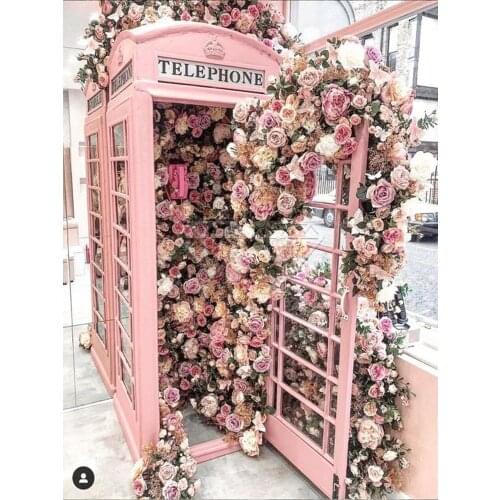 Landscape Flower Car Eiffel Tower DIY 11CT Cross Stitch Embroidery Kits Craft Needlework Set Cotton Thread Printed Design