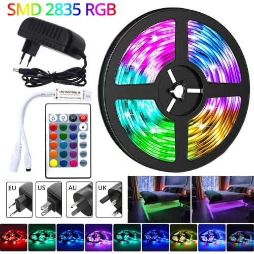 WIFI RGB 2835 Led Strip Waterproof Light 5M 10M 15M LED String DC12V Fiexble Light Ribbon Tape LED String Light Tape Holiday LED