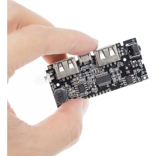 10PCS Dual USB 5V 1A 2.1A Mobile Power Bank 18650 Battery Charger PCB Power Module Accessories For Phone DIY LED LCD Module
