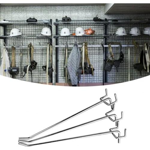 10Pcs Pegboard Hooks Professional Heavy Duty Iron Easy Installation Wall Mount Hanging Tools for Workshops Garages Hooks
