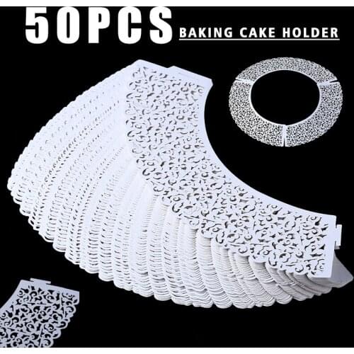 50PCS DIY Cupcake Wrappers Laser Cut Wedding Cupcake Paper Baby Shower Wrap Birthday Party Wedding Decoration