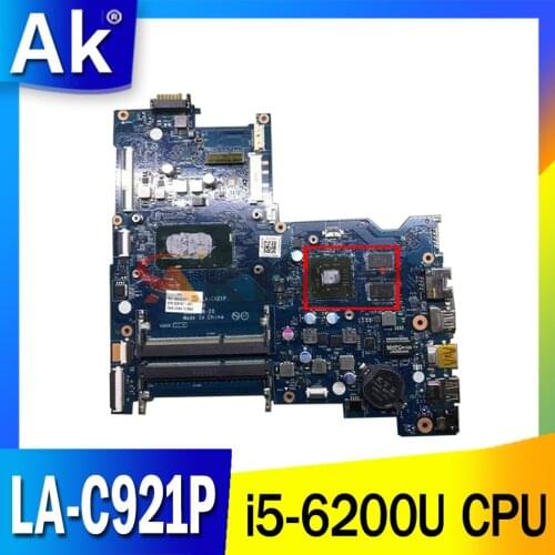 828187-001 828187-501 for HP 15-AY 15-AC 250 G4 Laptop motherboard BDL50 LA-C921P CPU i5 6200U DDR3 100% test work