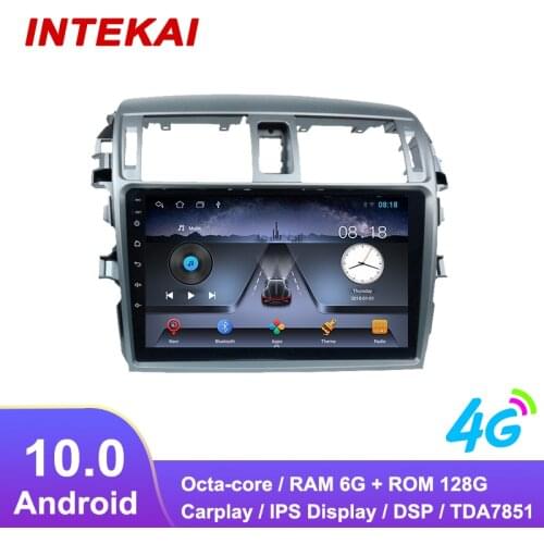 9" Android 10.0 Car Radio GPS Navigation autoradio multimedia player for Toyota corolla 2008 2013 head unit stereo