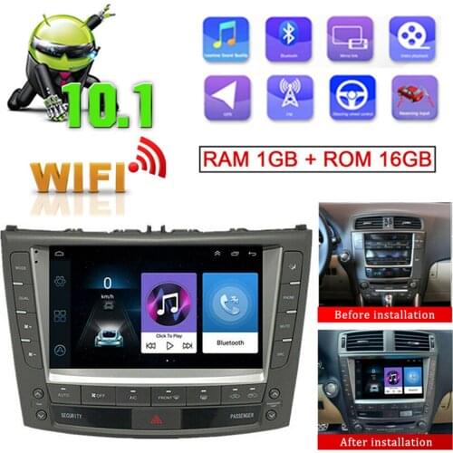 9" Android 10 Car Radio Autoradio For Lexus IS250 IS300 IS350 2005-2012 DVD GPS Navigation Multimedia Player Head Unit 2 Din