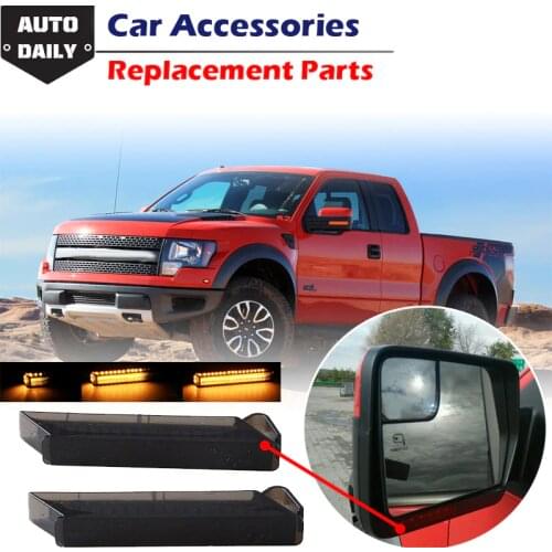 Side Mirror Dynamic Turn Signal Blinker Indicator Light Flowing Lamp Fit for Ford F-150 F150 04-14 Raptor Expedition For Lincoln
