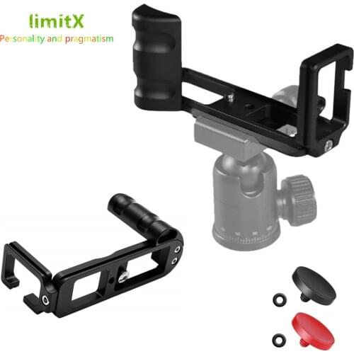 Quick Release L Plate Holder Hand Grip Tripod Bracket & Concave Shutter Release Button for Fujifilm X-E3 XE3 Digital camera