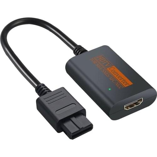 For NGC/SNES/N64 to HDMI-Compatible Converter Adapter for Nintend 64 for GameCube Plug and Play Full Digital Cable