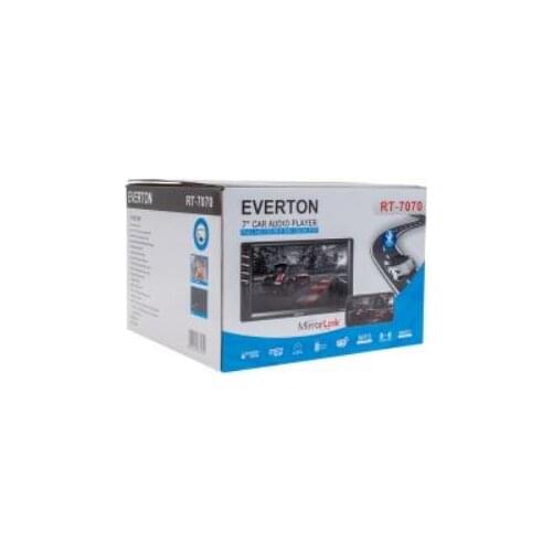 Everton Rt-7070 7 Inch Tft Usb-sd-bluetooth-enabled Reversing Camera Double Din Car Tape