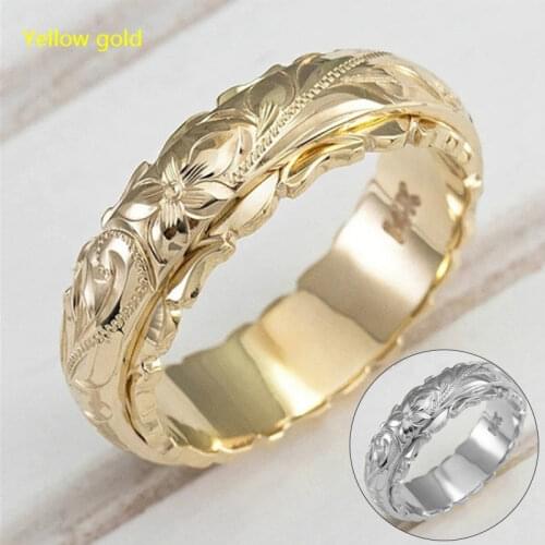 Flower Invitation Wedding Rings