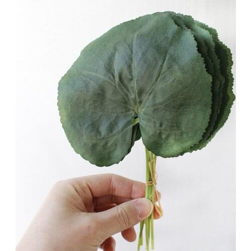 5Pcs/Pack DIY Artificial Galaxy Silk Leaf Flower Materials for Wedding Garland Rose Leaf Foliage Craft Fake Flowers Decoration