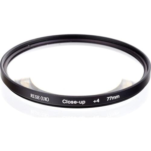 RISE(UK) 77mm Macro Close-Up +4 Close Up Filter for All DSLR digital cameras 77MM LENS