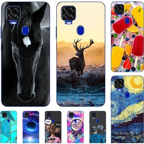 Fashion Bumper Cute Case For ZTE Blade V2020 Smart V 2020 Vita ZTE AXON 11 SE 5G A2021 Soft Silicone Cat Horse Flower Cover